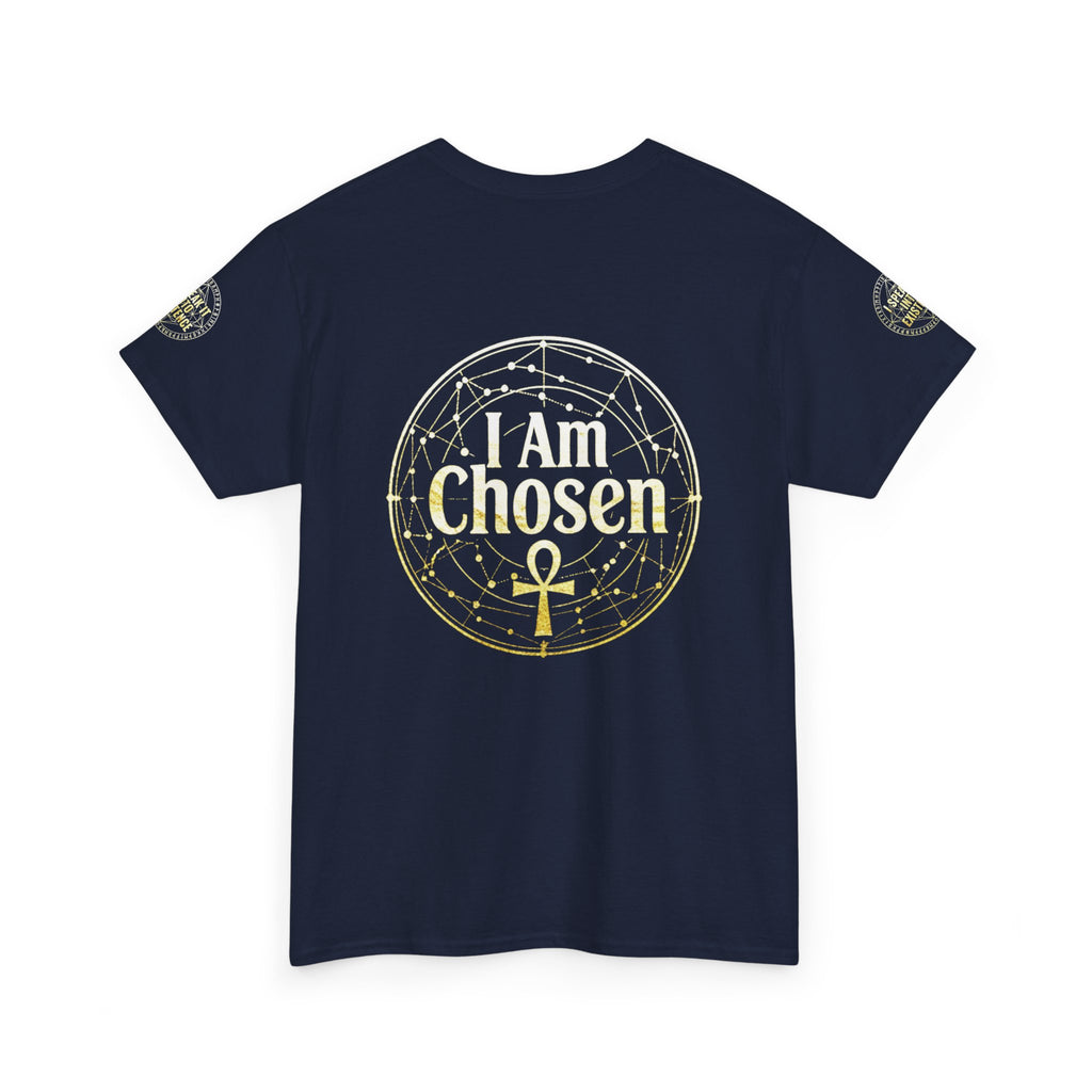 'I Heal Everything I Touch' with Ankh & Chosen Back Design