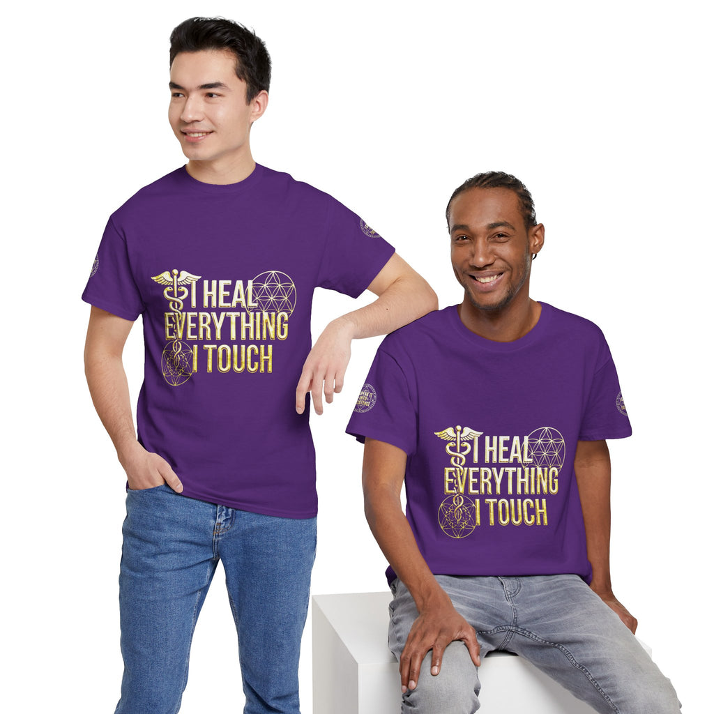 'I Heal Everything I Touch' with Ankh & Chosen Back Design