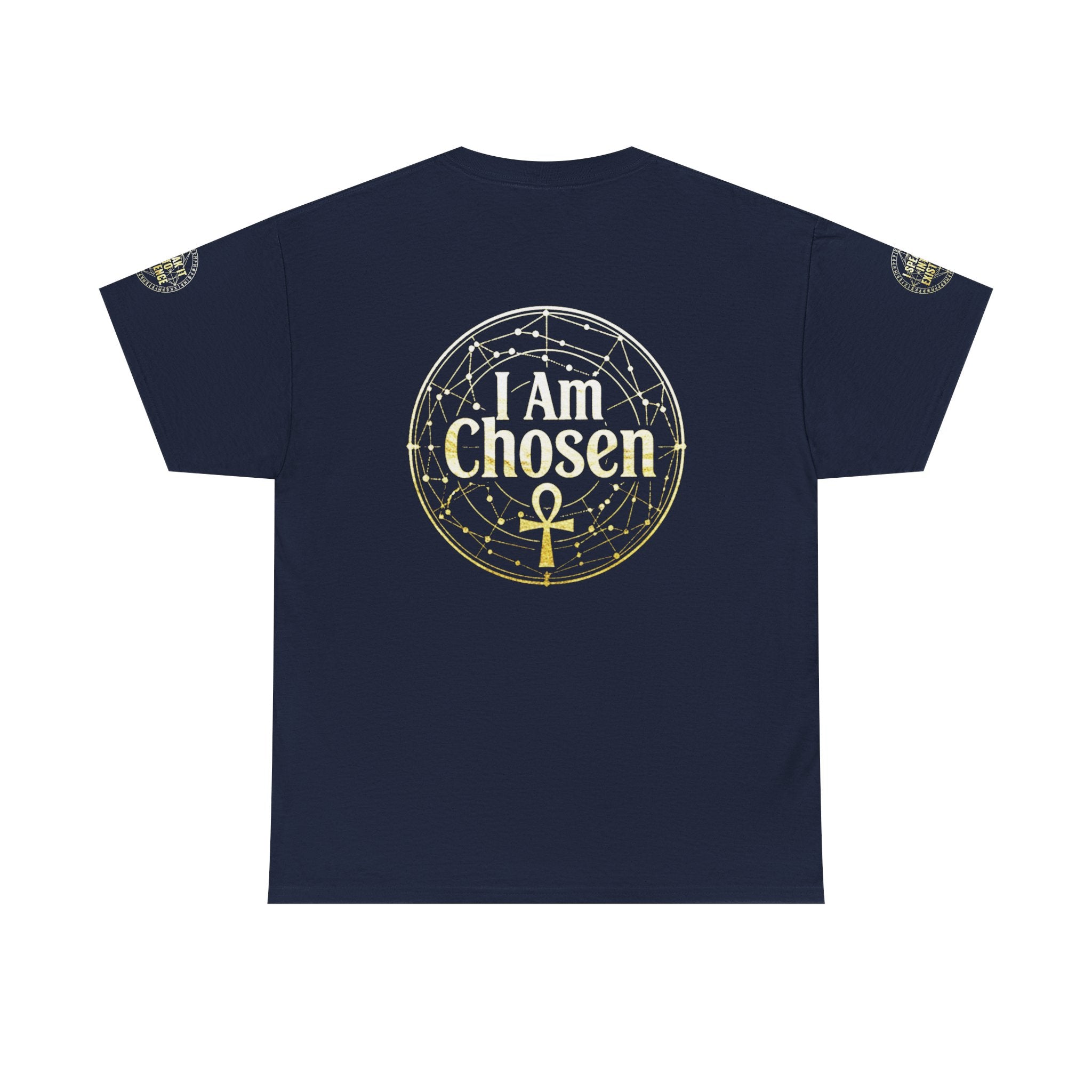 'I Heal Everything I Touch' with Ankh & Chosen Back Design