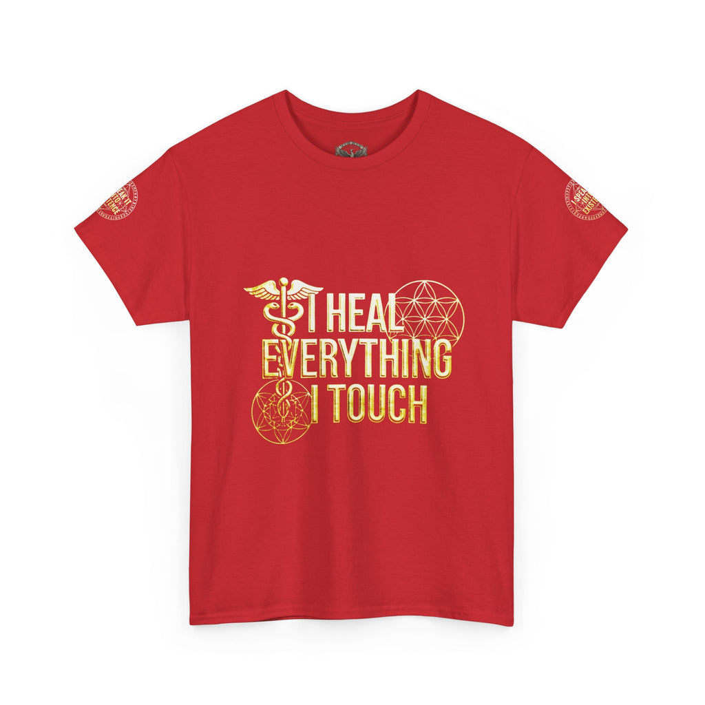 'I Heal Everything I Touch' with Ankh & Chosen Back Design