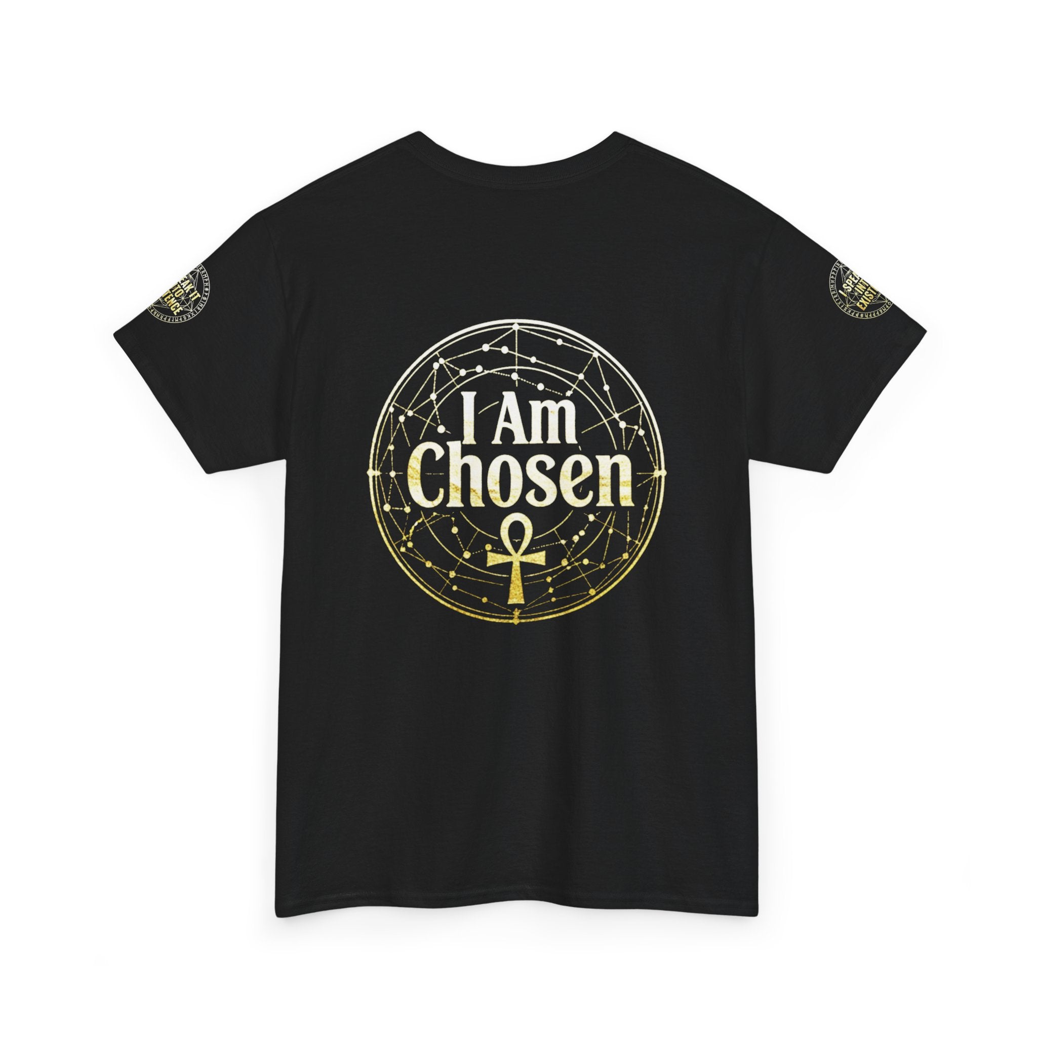 'I Heal Everything I Touch' with Ankh & Chosen Back Design