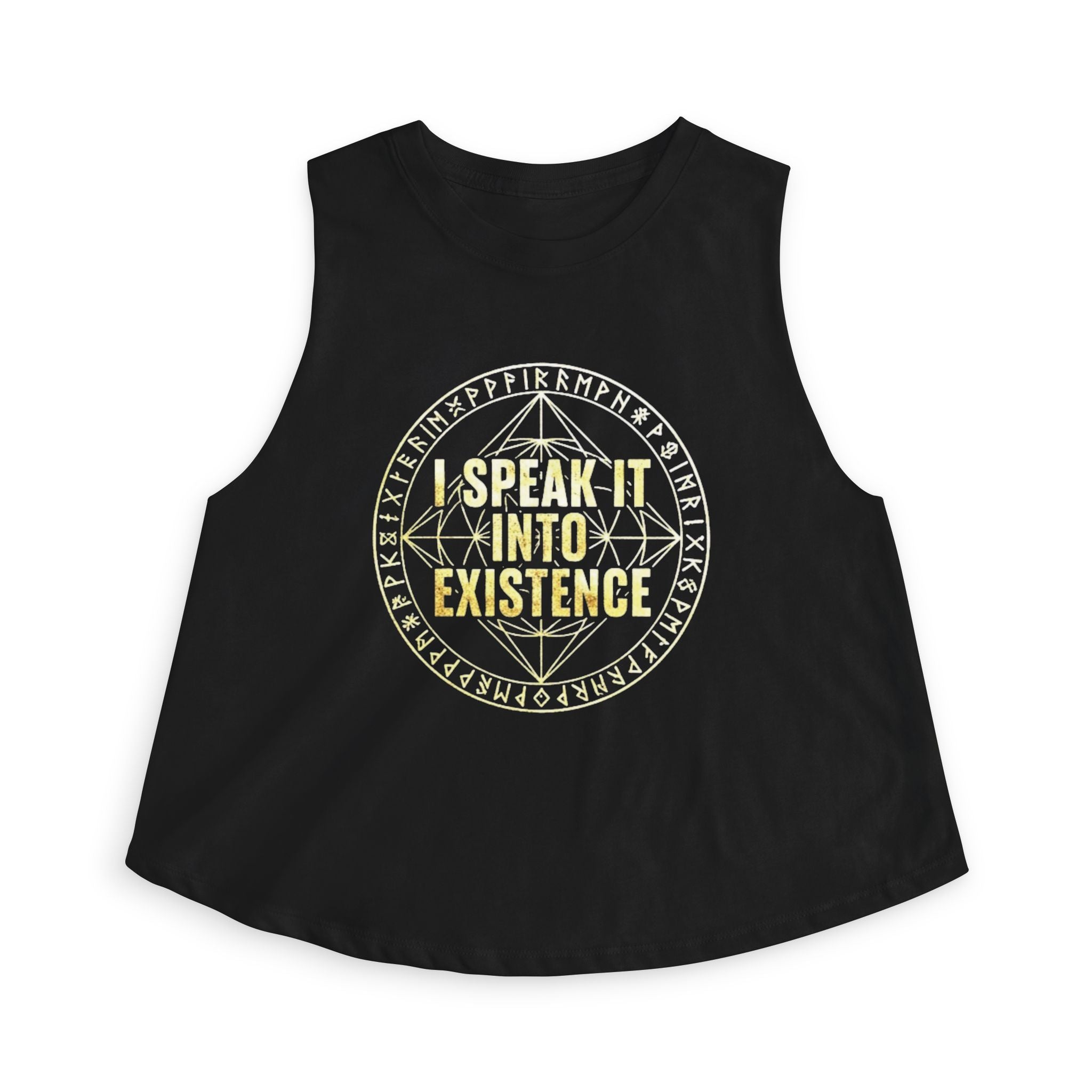 3-6-9 Manifestation Crop Top — "I Speak It Into Existence" Inspirational Women’s Tank