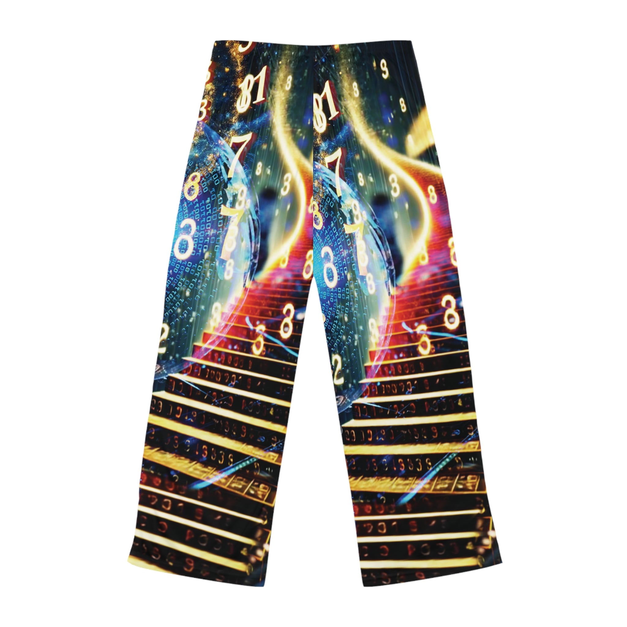 Cosmic Numerology Pajama Pants - Women's Galaxy Dream Lounge Trousers
