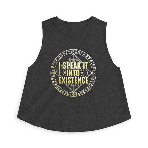 3-6-9 Manifestation Crop Top — "I Speak It Into Existence" Inspirational Women’s Tank