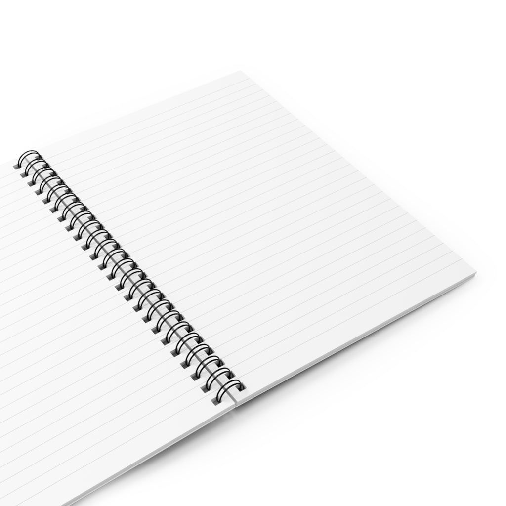 Occult Serpent Spiral Notebook — Mystical Pillar Ruled Journal