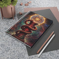 3-6-9 Energy Portal Spiral Notebook  Mystical Snake & Crystal Guided Intention Journal