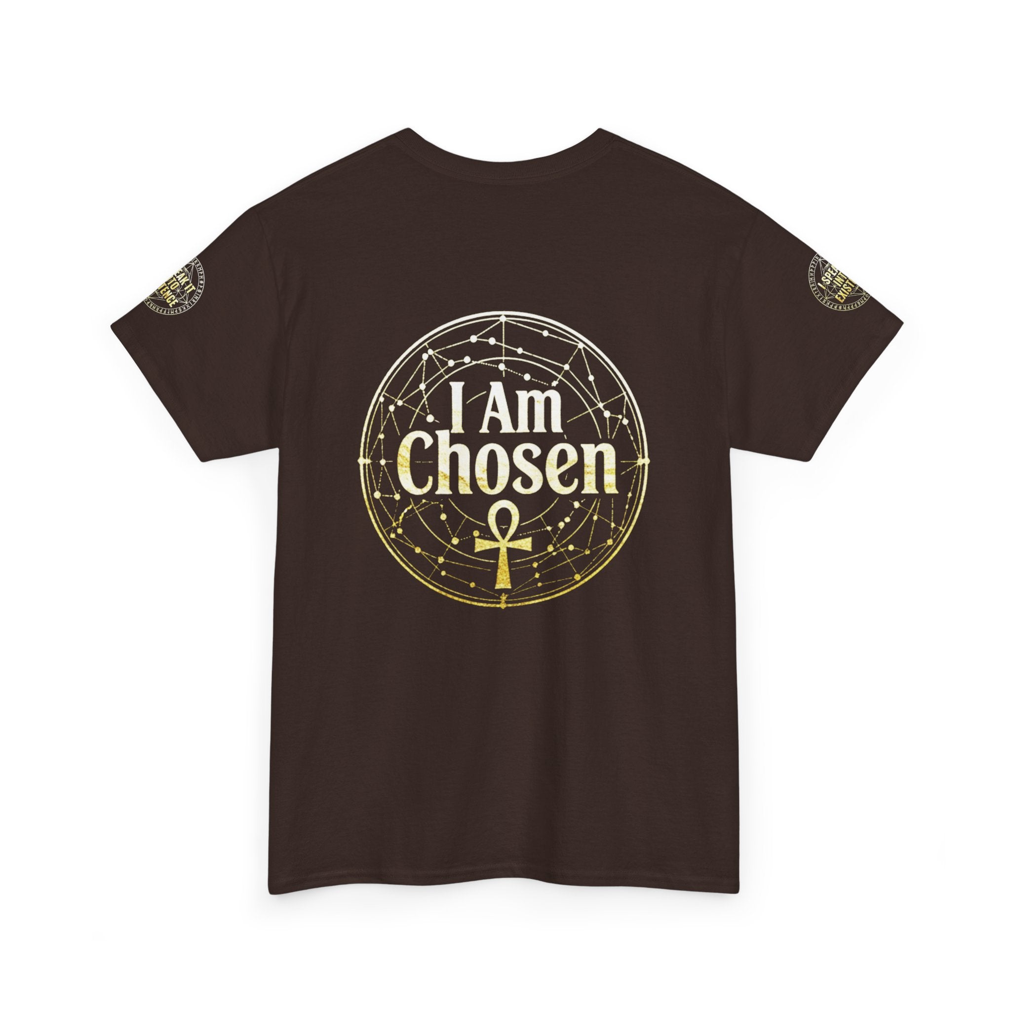 'I Heal Everything I Touch' with Ankh & Chosen Back Design
