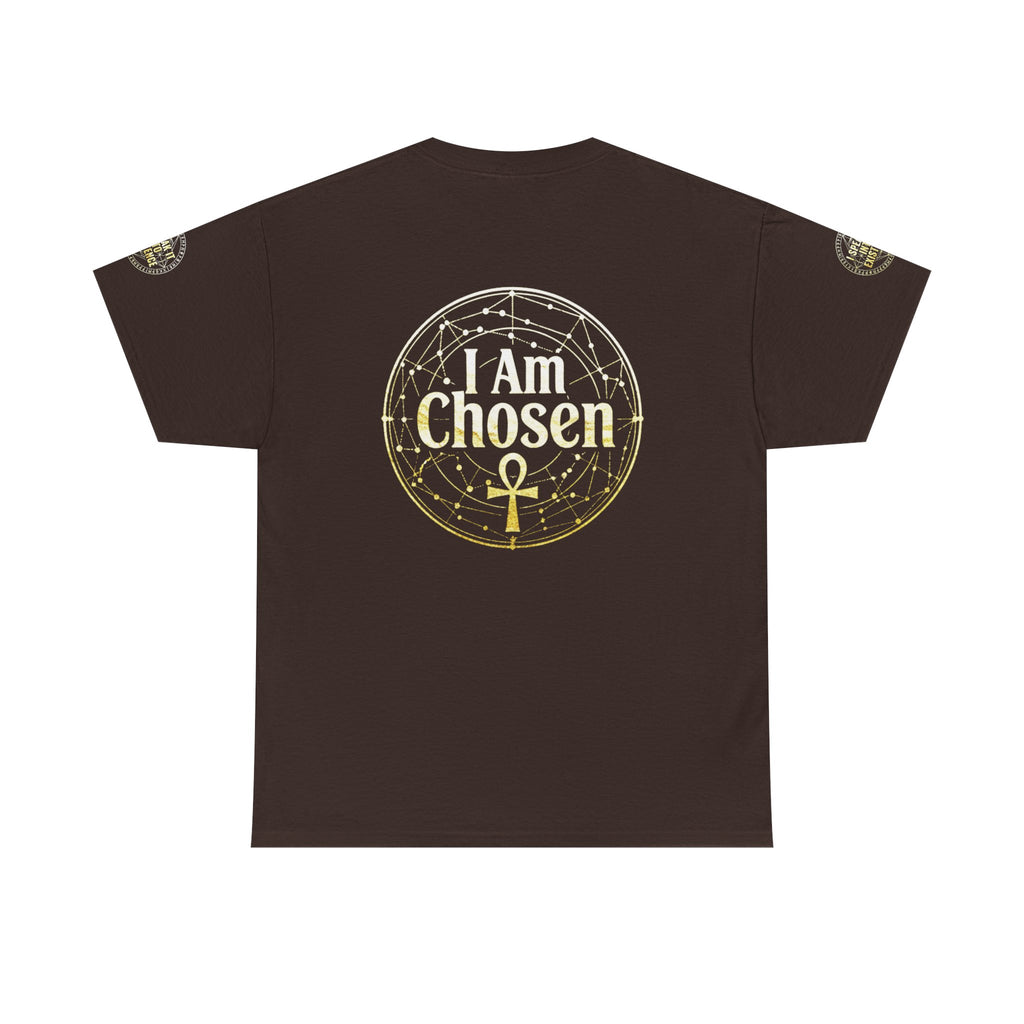 'I Heal Everything I Touch' with Ankh & Chosen Back Design
