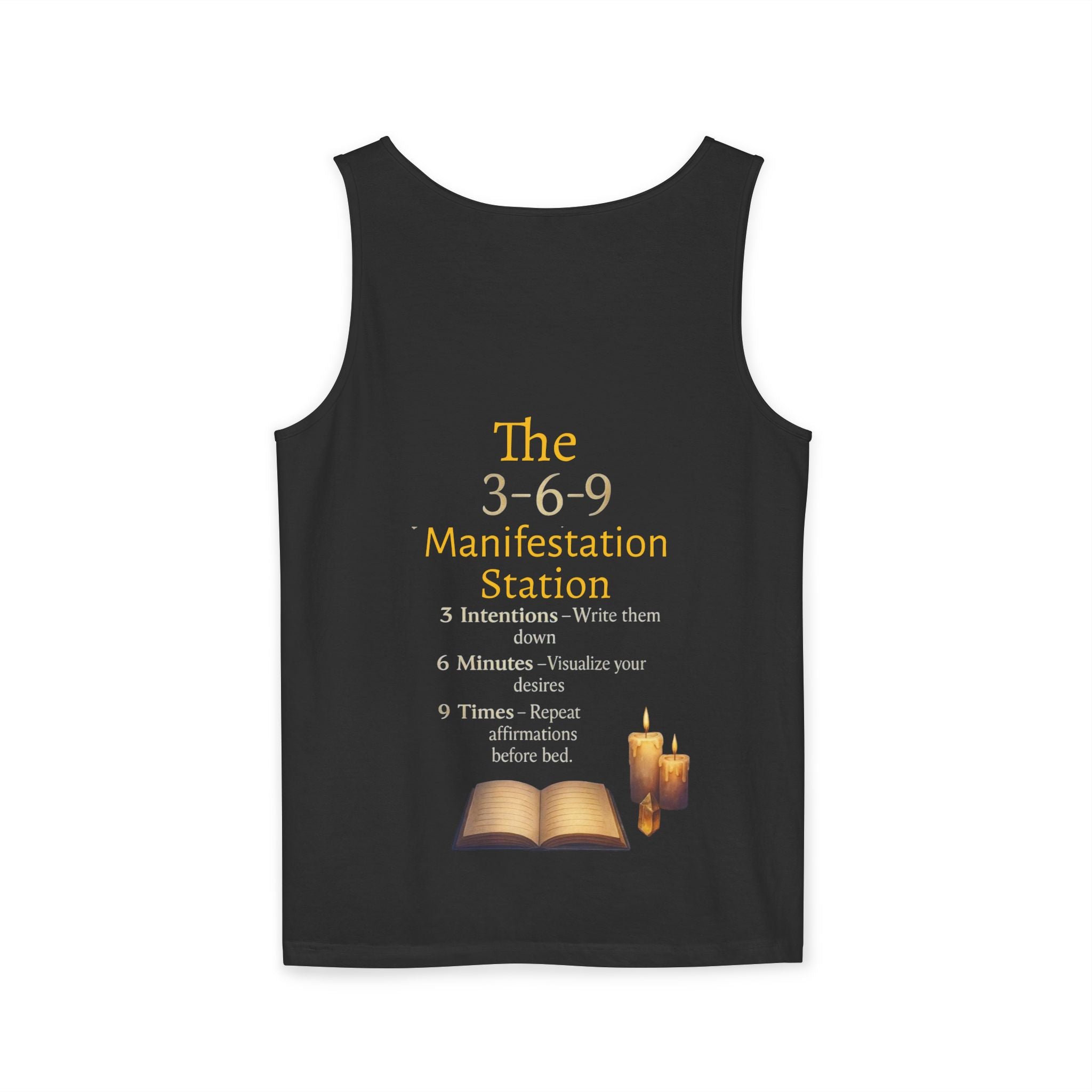 Welcome Aboard The Vortex Express Tank Top — 3-6-9 Manifestation Guided Graphic Tank