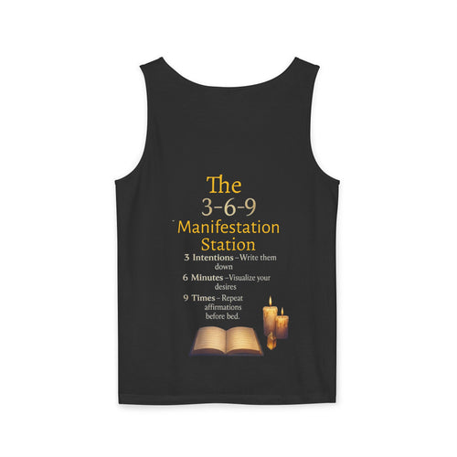 Welcome Aboard The Vortex Express Tank Top — 3-6-9 Manifestation Guided Graphic Tank
