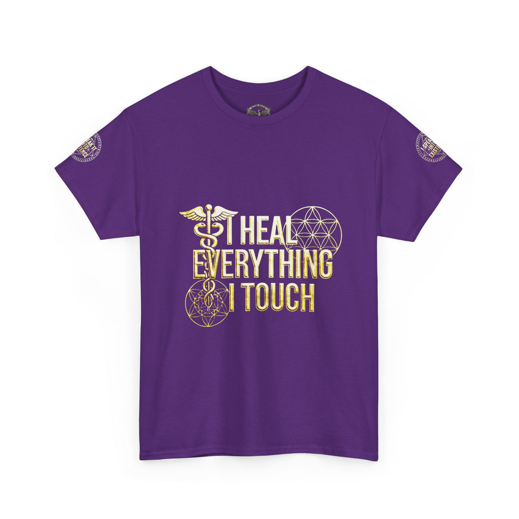 'I Heal Everything I Touch' with Ankh & Chosen Back Design