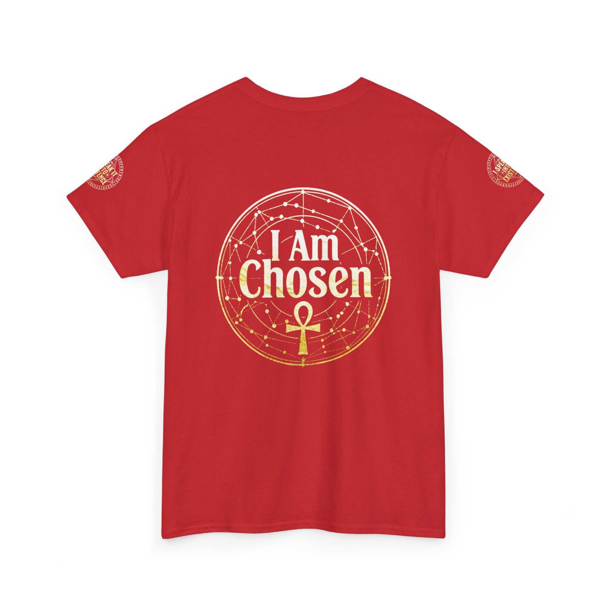 'I Heal Everything I Touch' with Ankh & Chosen Back Design