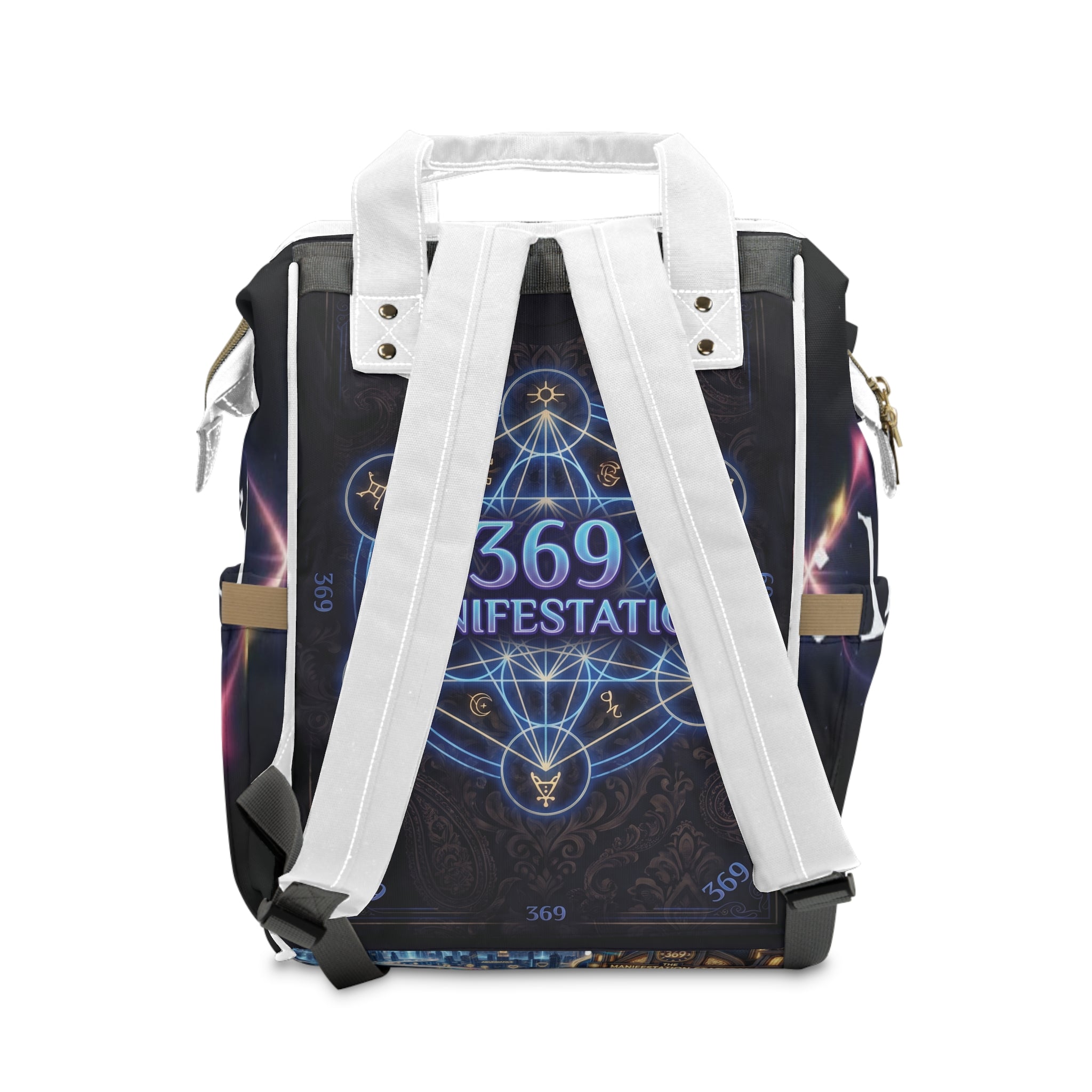 369 Manifestation Diaper Backpack — Spiritual Symbol Baby Bag