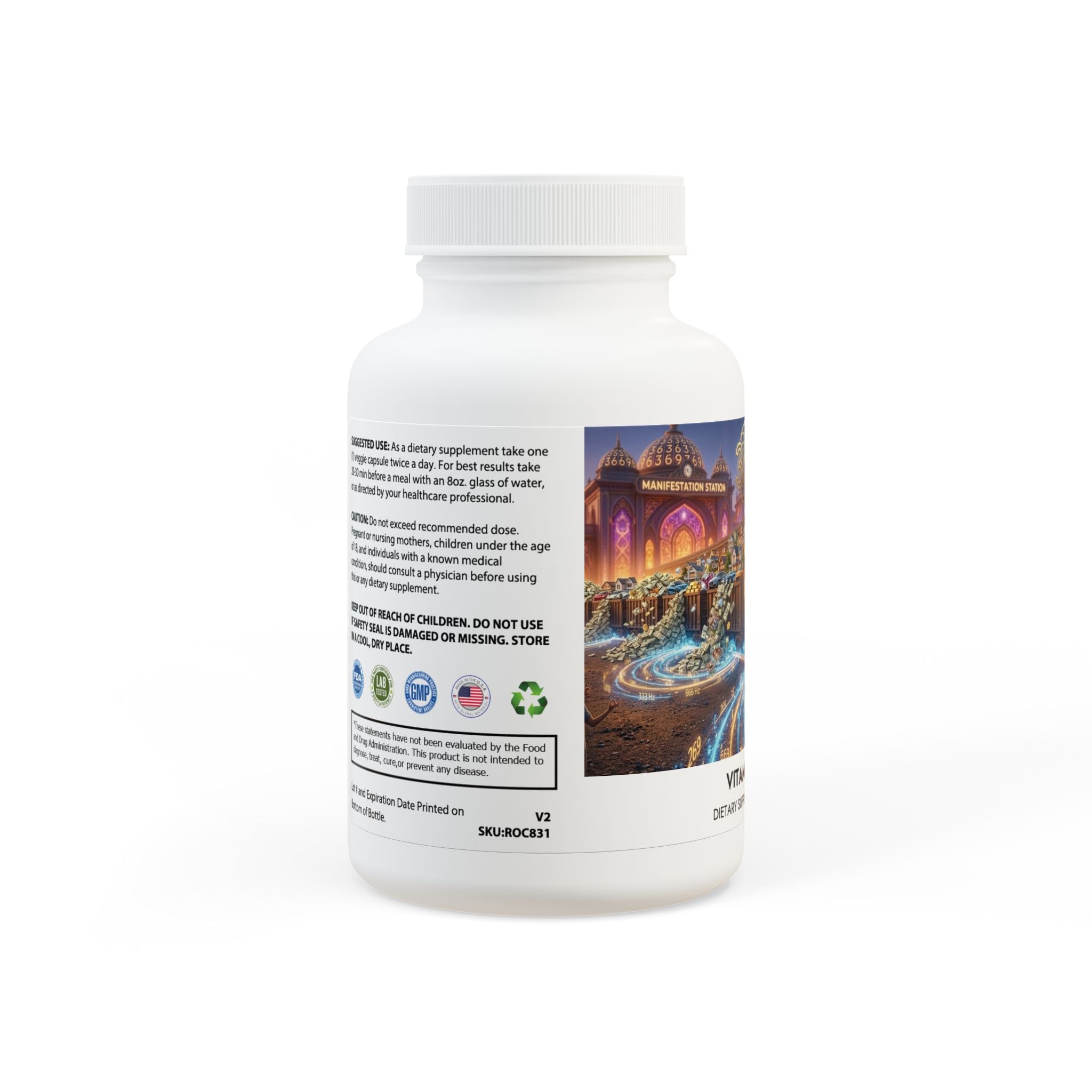 Vitamin K2 + D3 Supplement (60 Capsules)