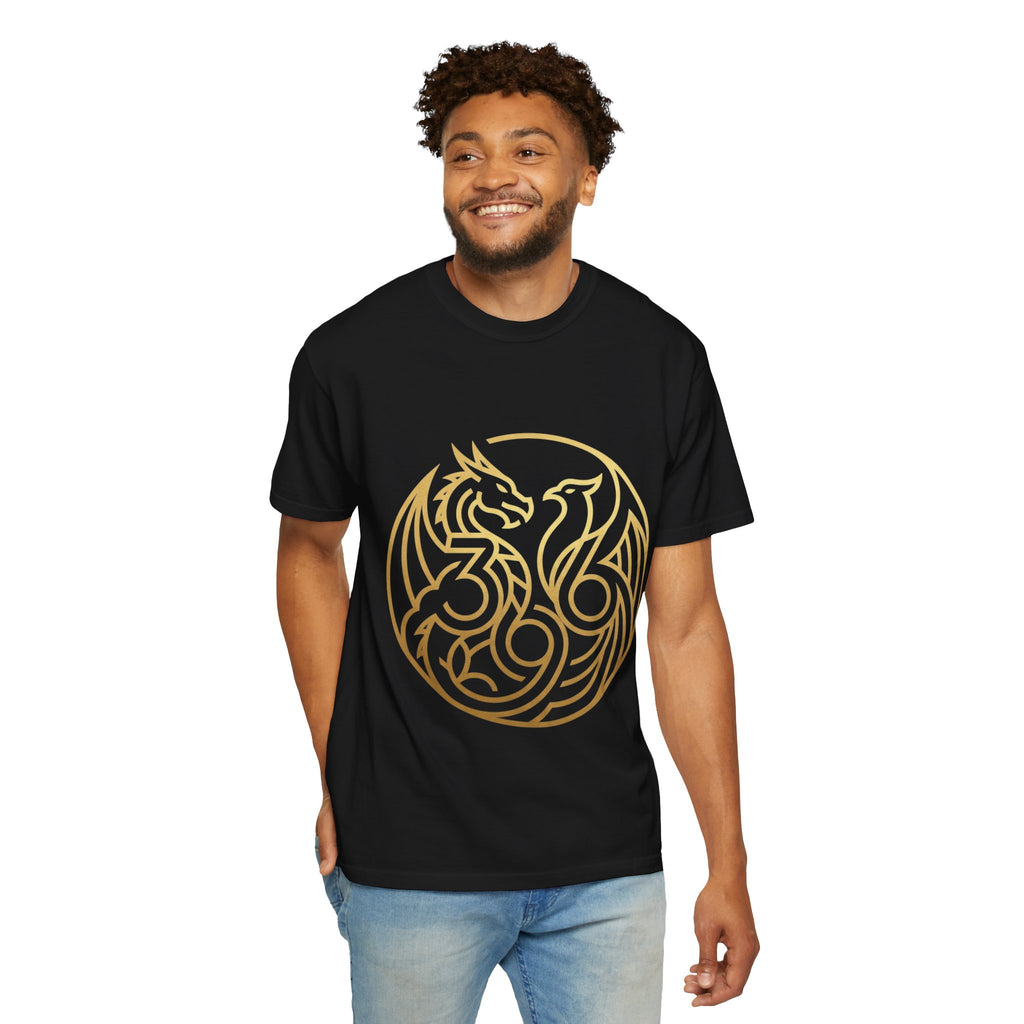 Arbor Aurum — 「私は目的に根ざしている」神聖なルーン文字のユニセックスTシャツ