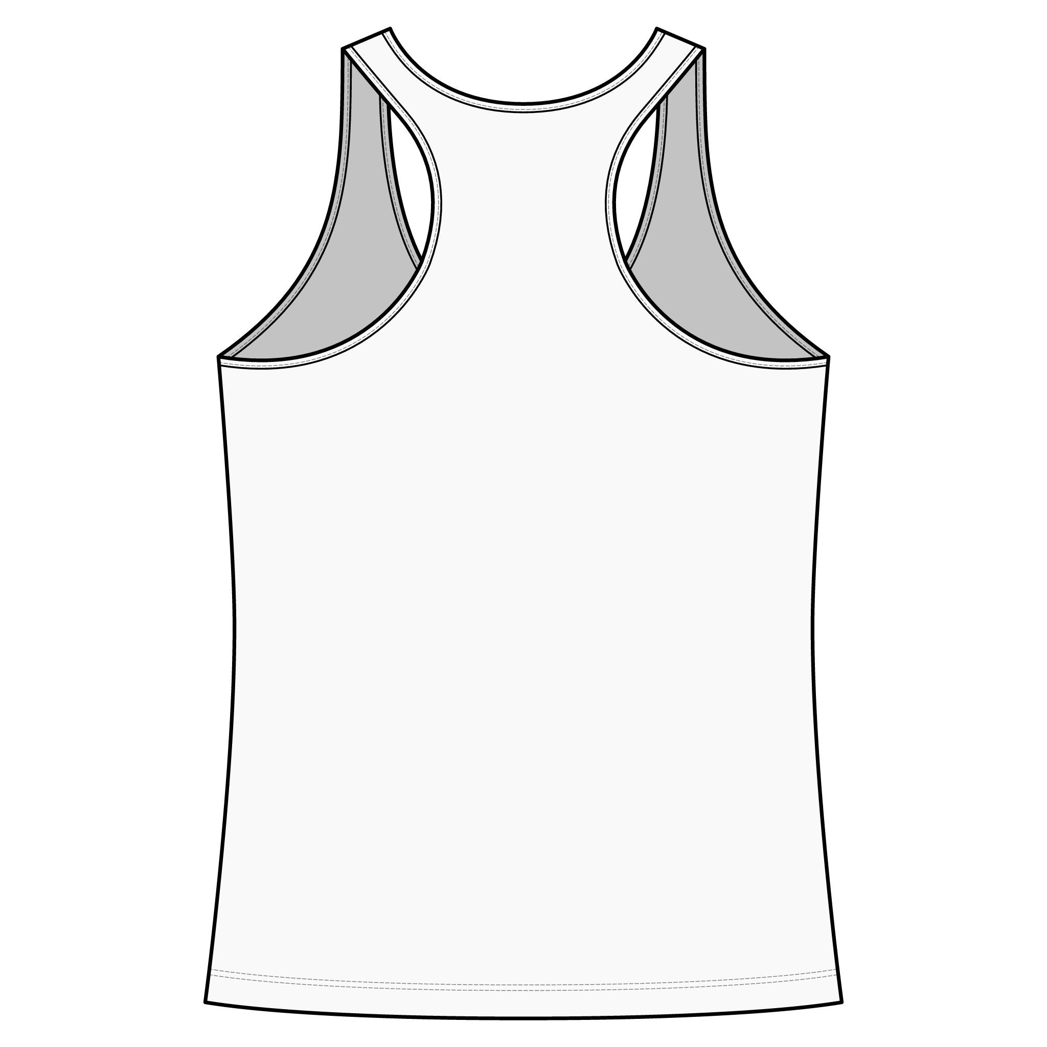 Warning: Does Not Play Well With Others Racerback Tank