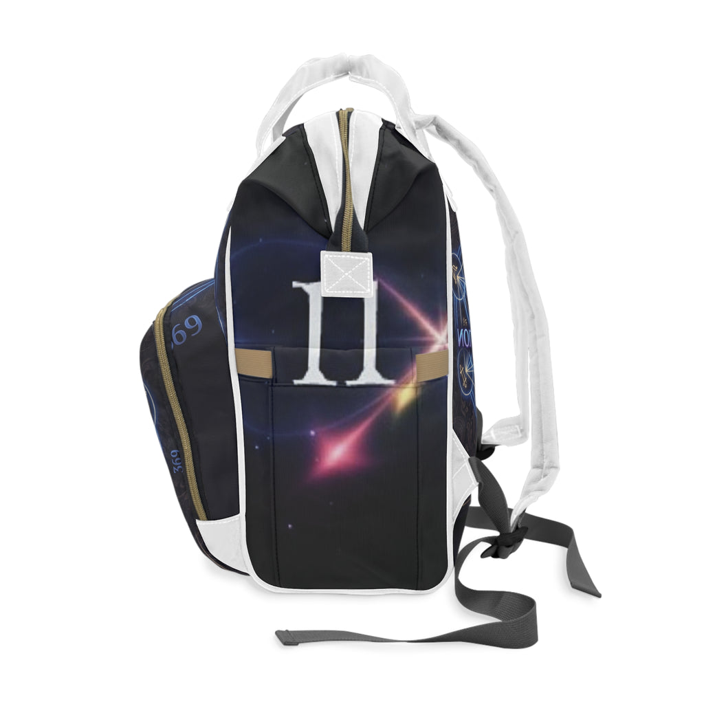 369 Manifestation Diaper Backpack — Spiritual Symbol Baby Bag