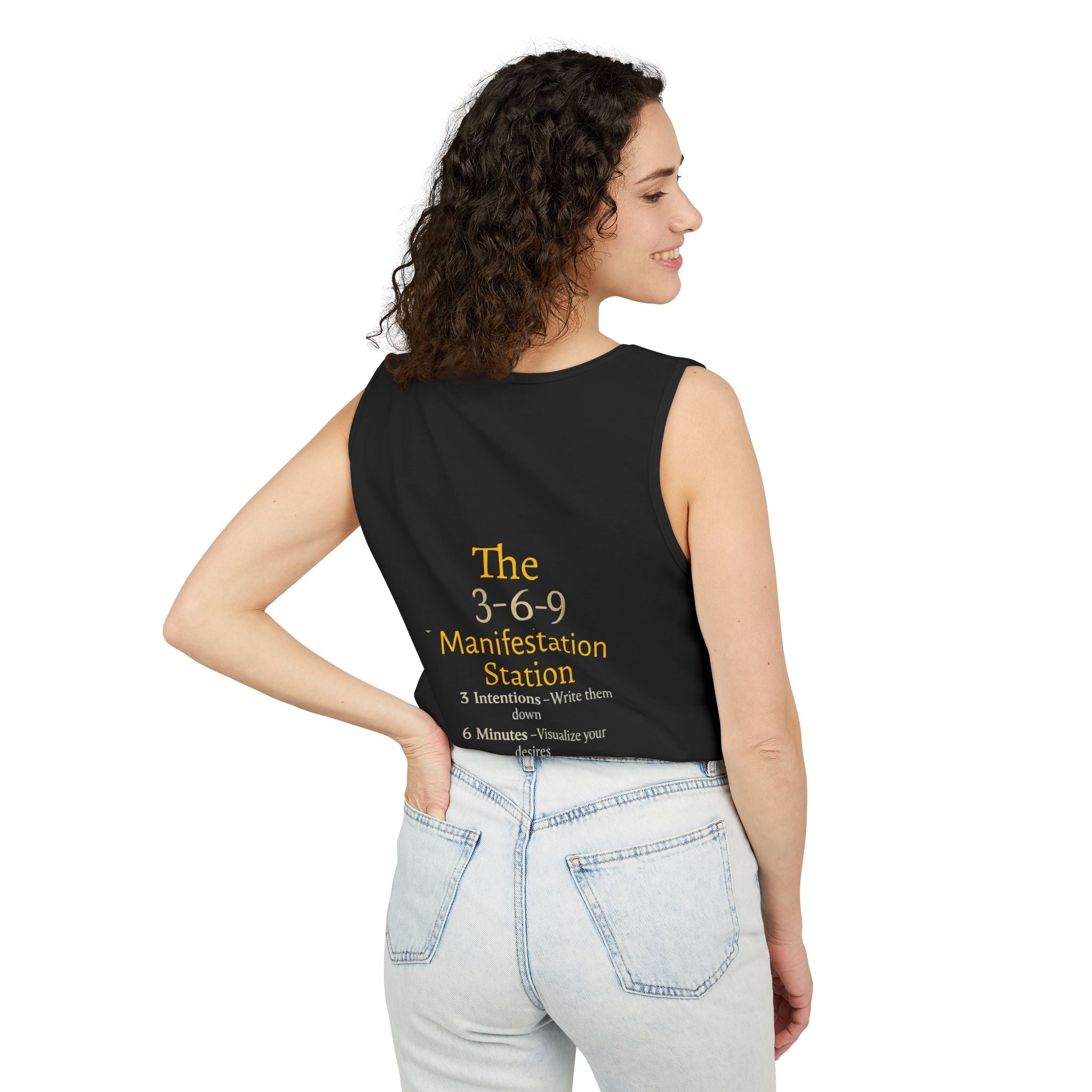 Welcome Aboard The Vortex Express Tank Top — 3-6-9 Manifestation Guided Graphic Tank