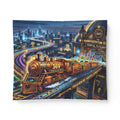 Manifestation Station Train Comforter — Magical Journey Cotton Bedspread