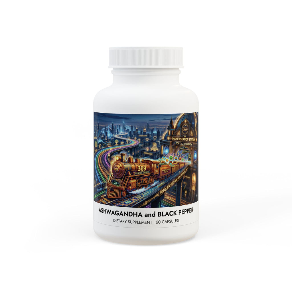 Ashwagandha and Black Pepper Supplement (60 capsules)