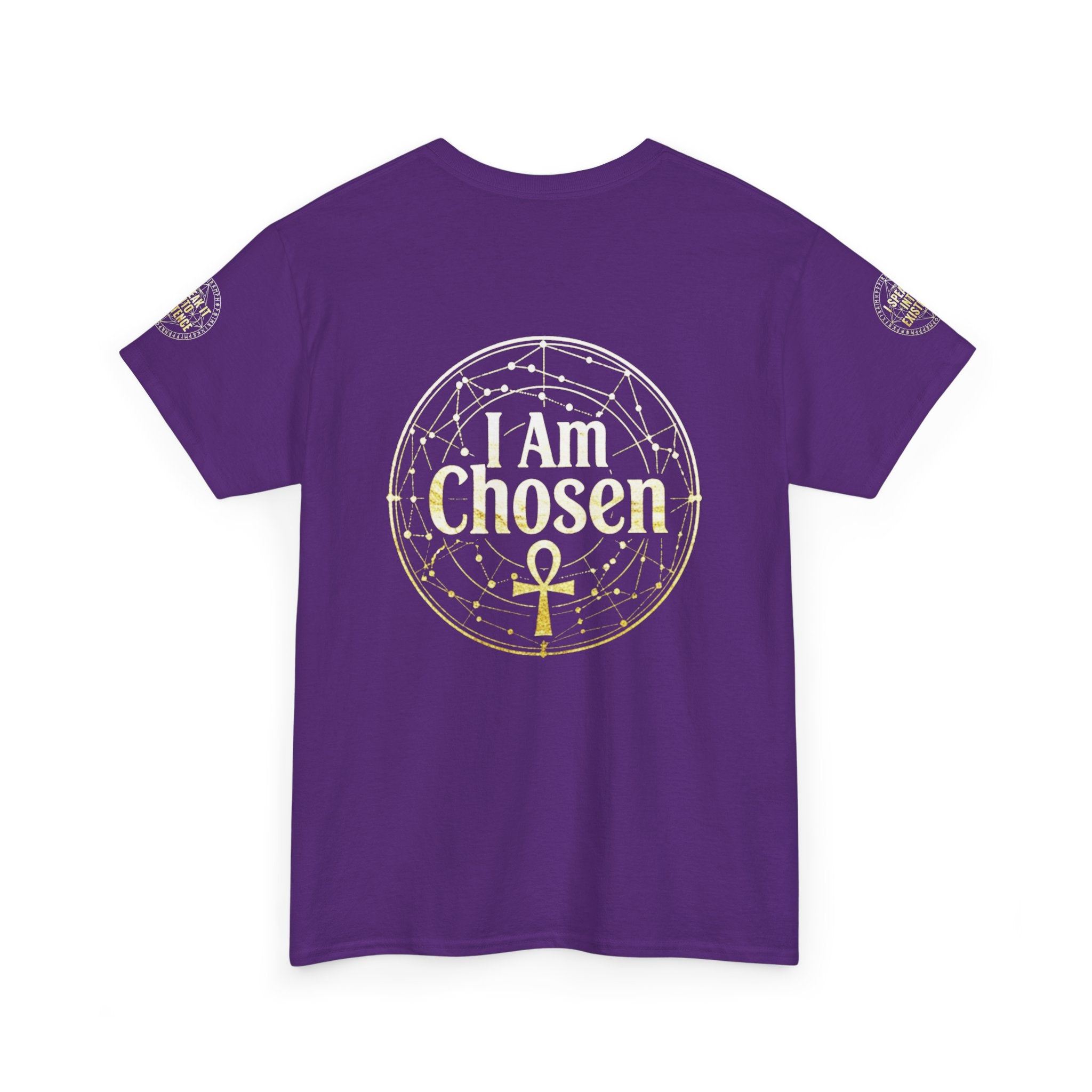 'I Heal Everything I Touch' with Ankh & Chosen Back Design