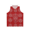 Sacred Geometry Tank Top - Red Triquetra Pattern All-Over Print