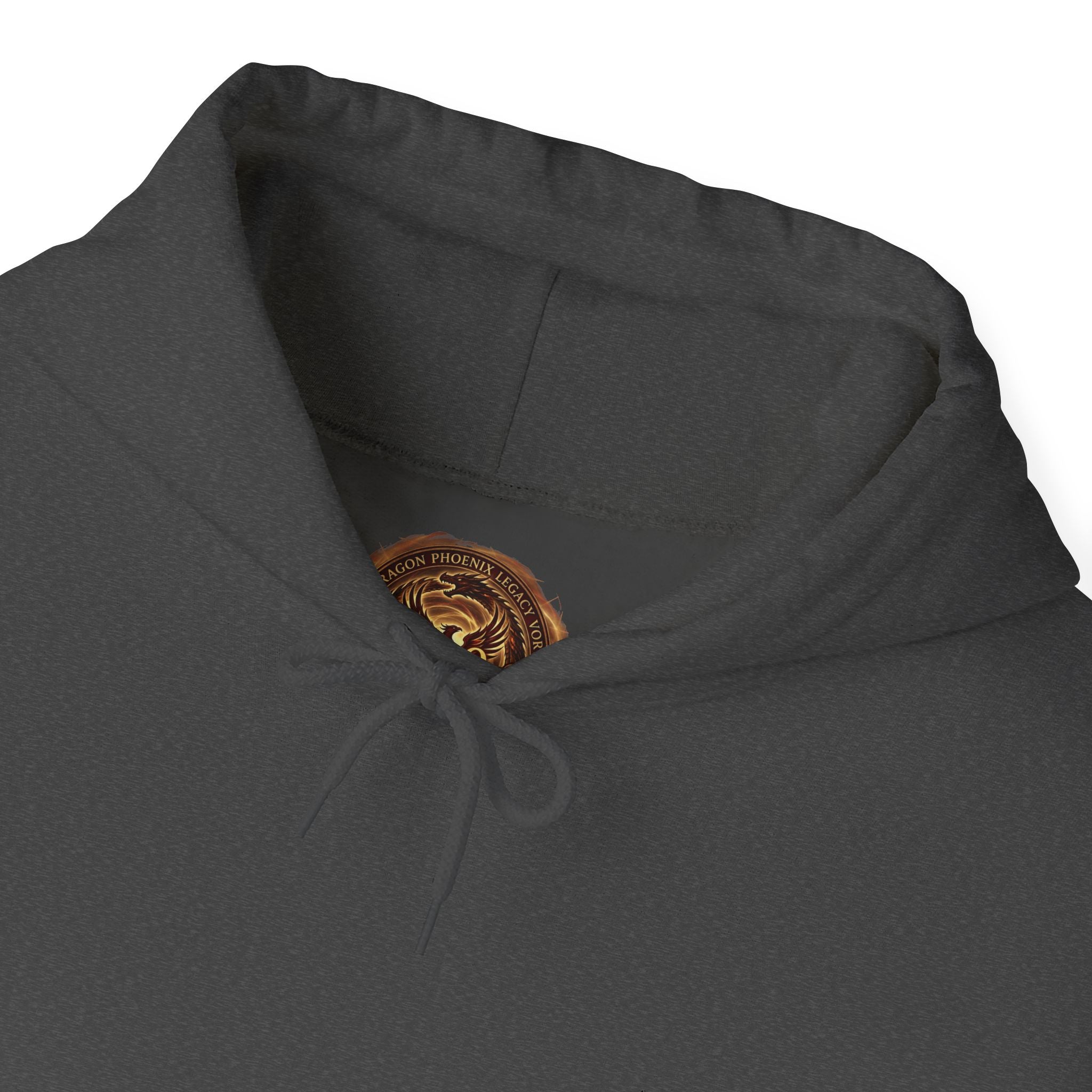 "Geld kommt zu mir" Hoodie — Positiver Affirmations-Hoodie mit Ärmelflammen-Akzent