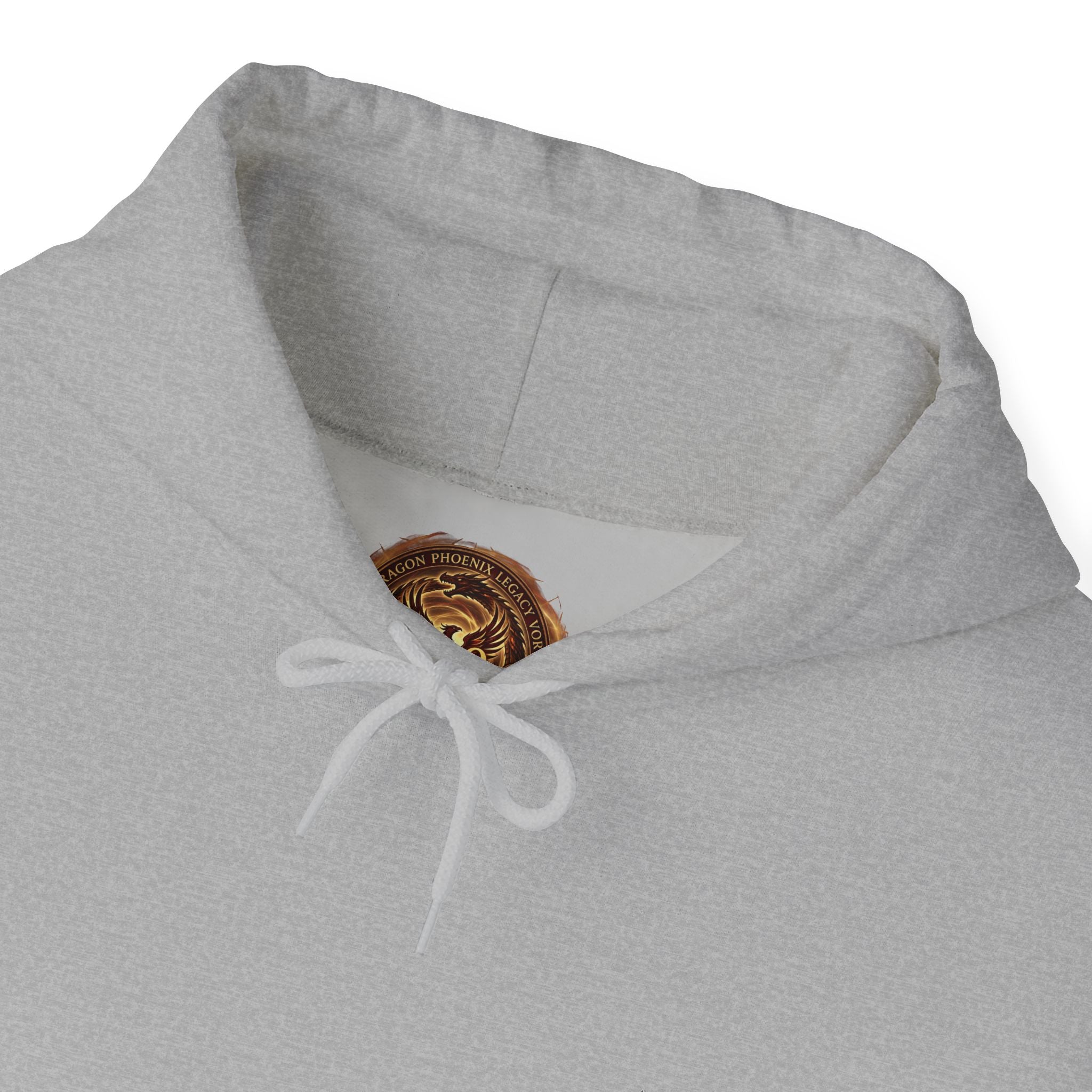 "Geld kommt zu mir" Hoodie — Positiver Affirmations-Hoodie mit Ärmelflammen-Akzent