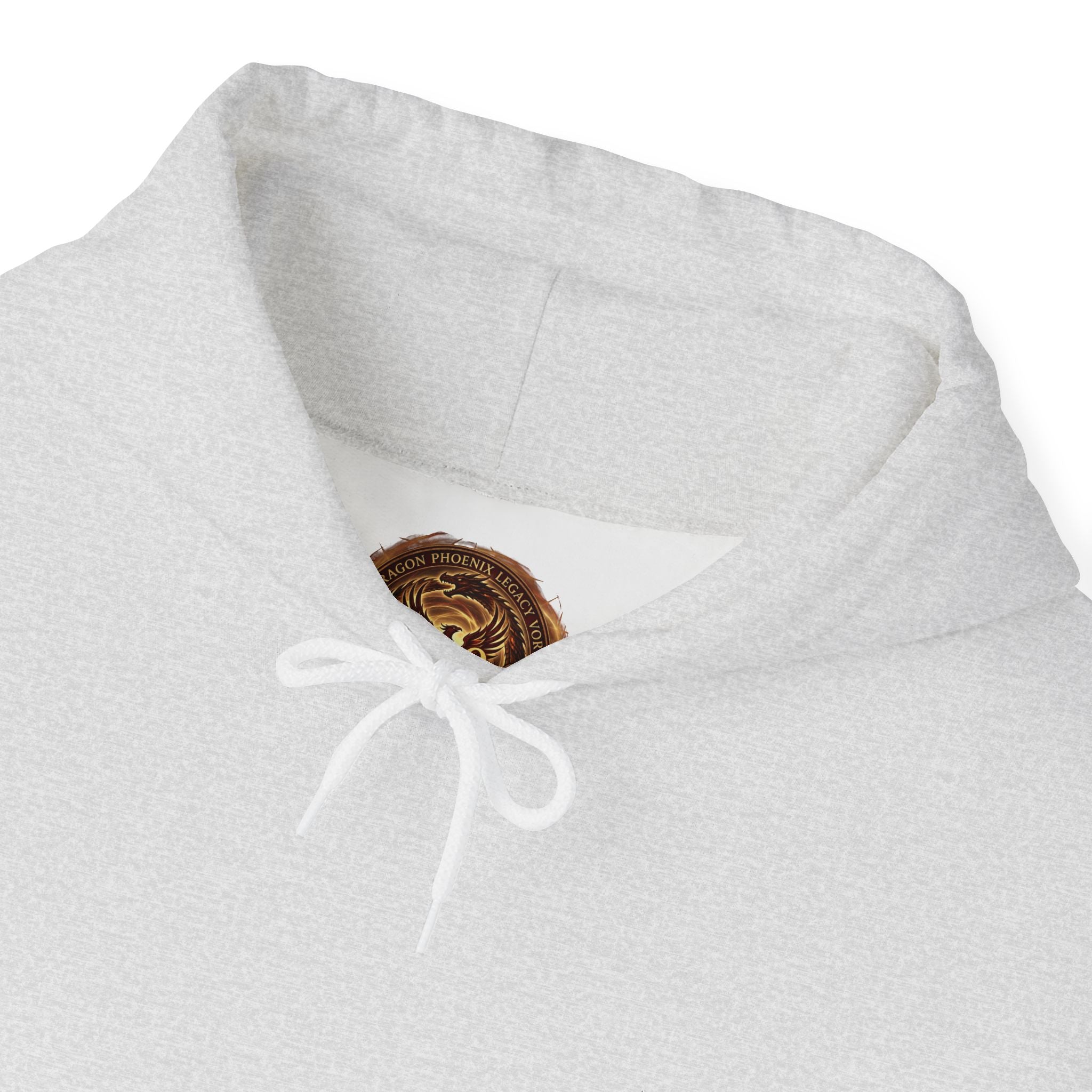 "Geld kommt zu mir" Hoodie — Positiver Affirmations-Hoodie mit Ärmelflammen-Akzent