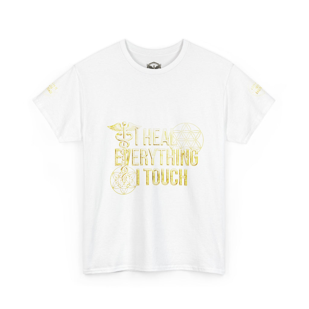 'I Heal Everything I Touch' with Ankh & Chosen Back Design