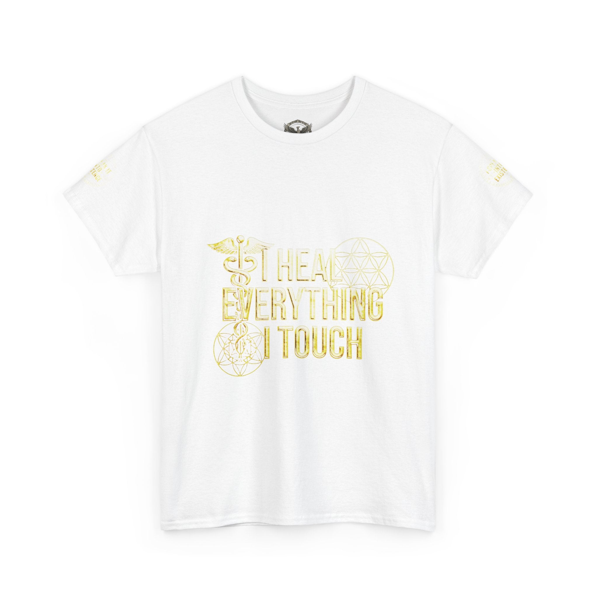 'I Heal Everything I Touch' with Ankh & Chosen Back Design
