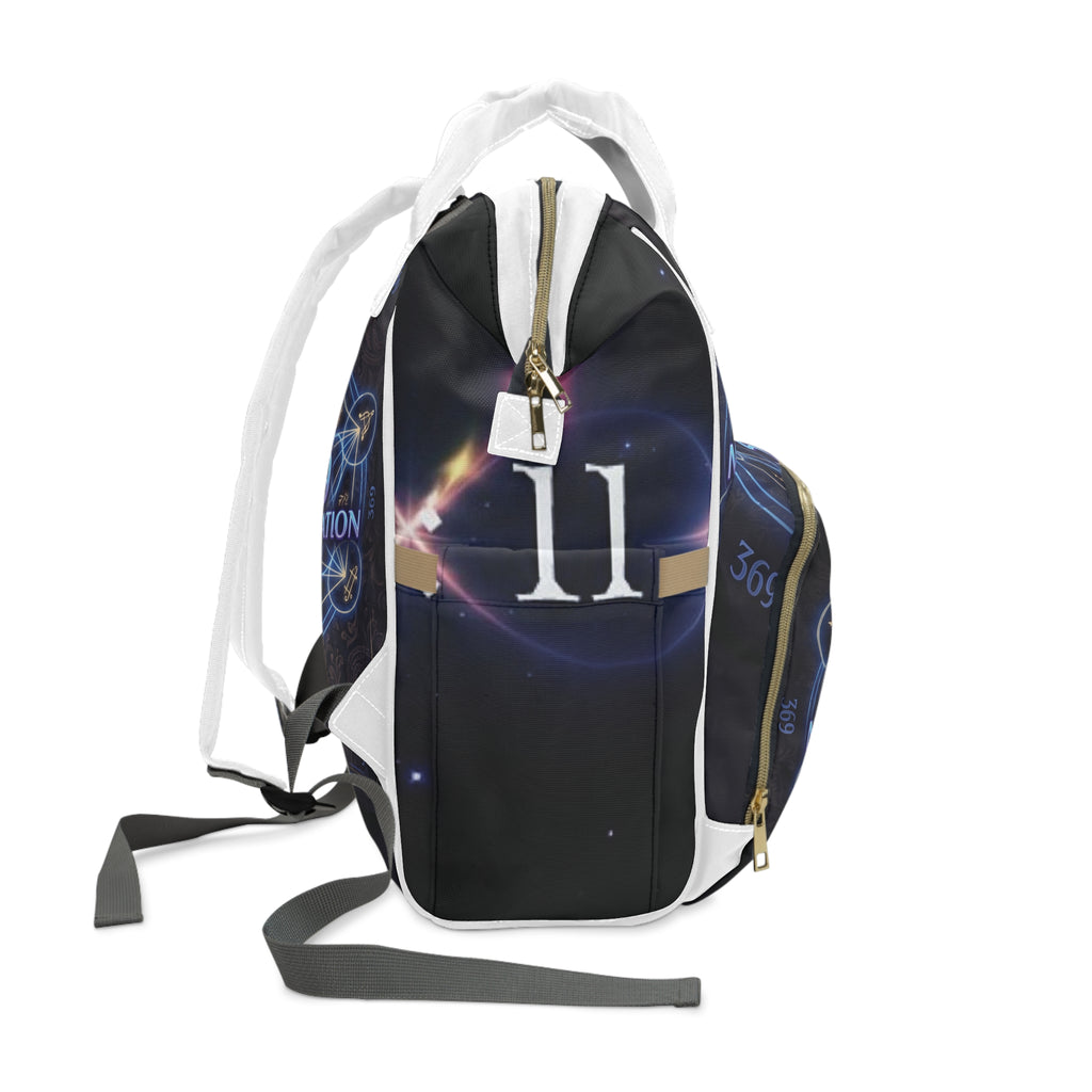 369 Manifestation Diaper Backpack — Spiritual Symbol Baby Bag