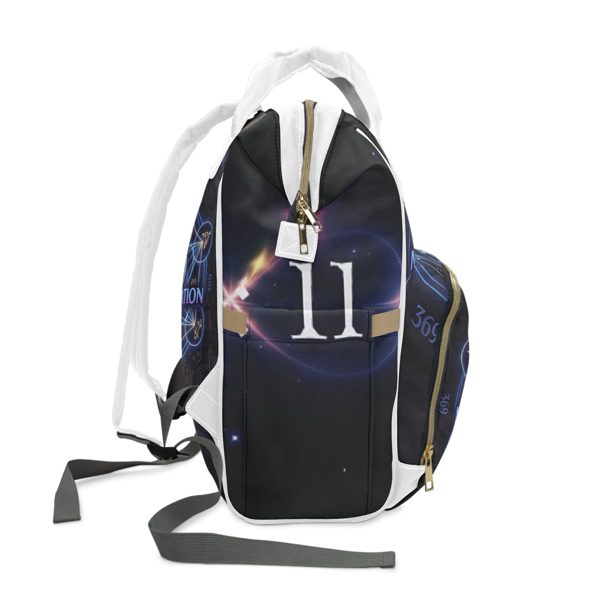 369 Manifestation Diaper Backpack — Spiritual Symbol Baby Bag