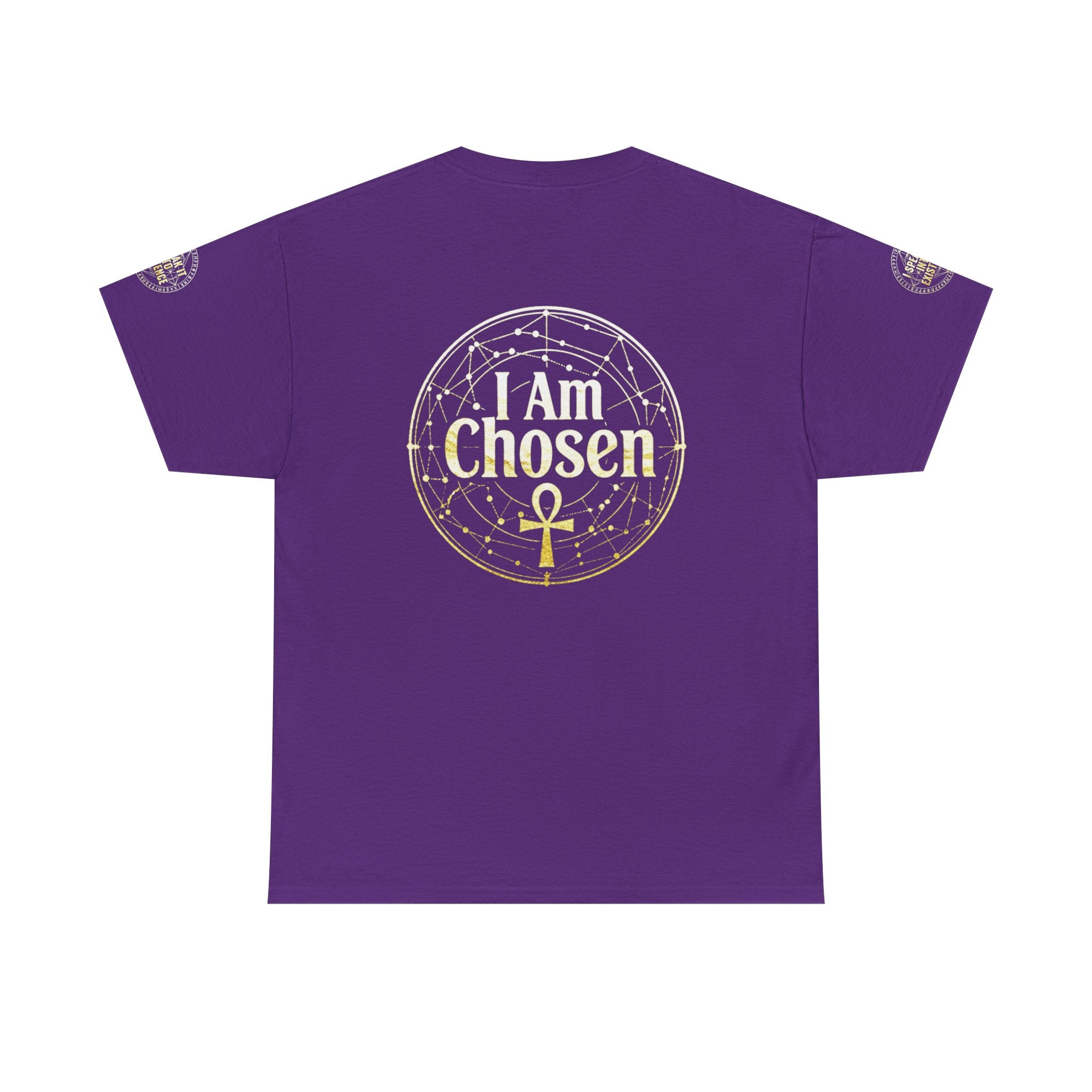 'I Heal Everything I Touch' with Ankh & Chosen Back Design