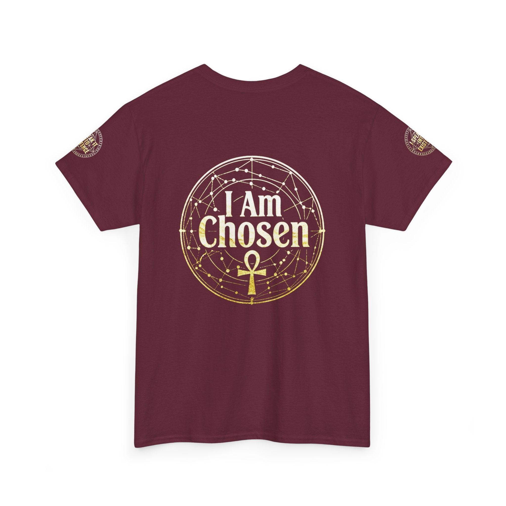 'I Heal Everything I Touch' with Ankh & Chosen Back Design