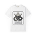 鳳凰冠Tシャツ | 冠ウロボロス再生グラフィックTシャツ | ガーメントダイ ヘビーウェイトコットン | スピリチュアル・トランスフォーメーション アパレル