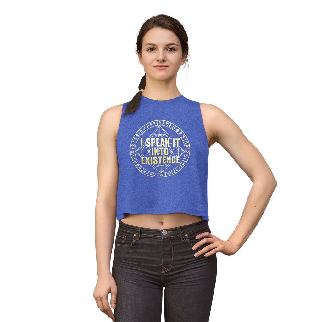 3-6-9 Manifestation Crop Top — "I Speak It Into Existence" Inspirational Women’s Tank