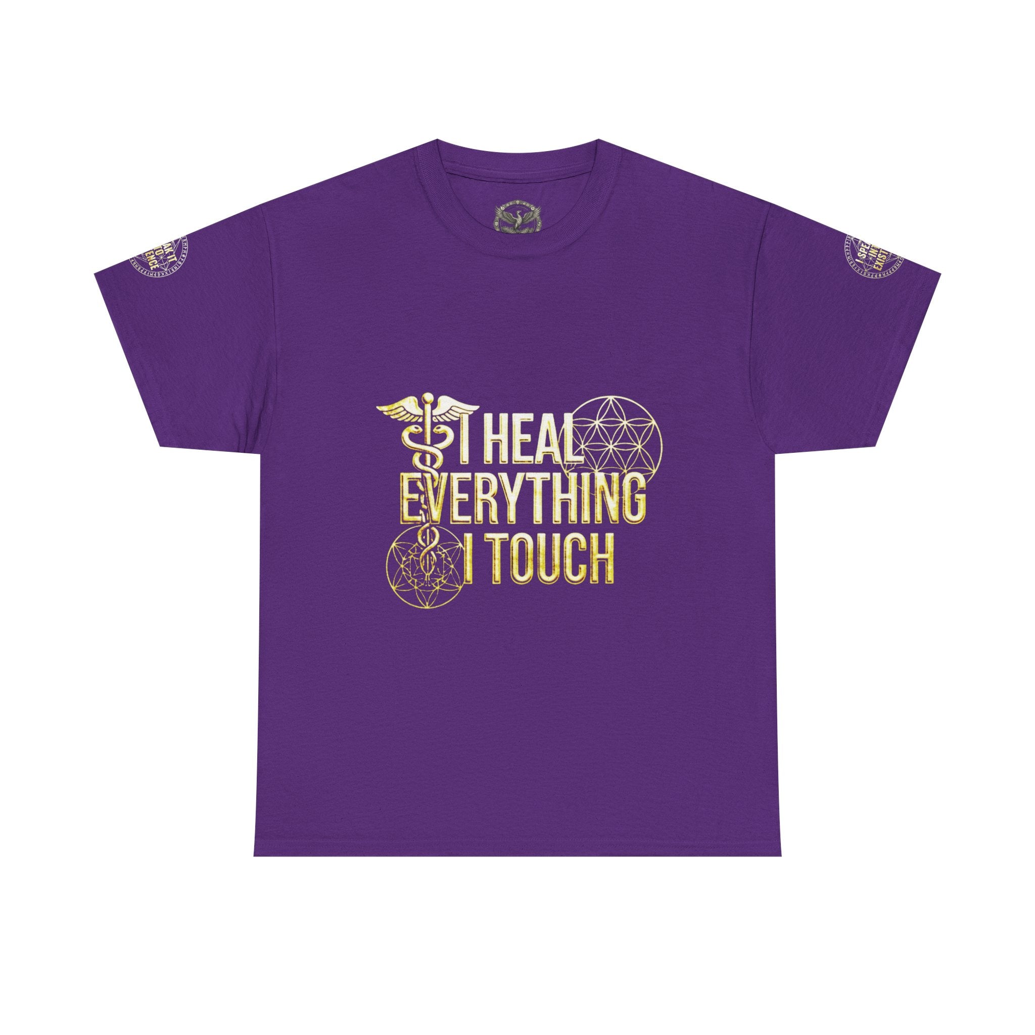 'I Heal Everything I Touch' with Ankh & Chosen Back Design