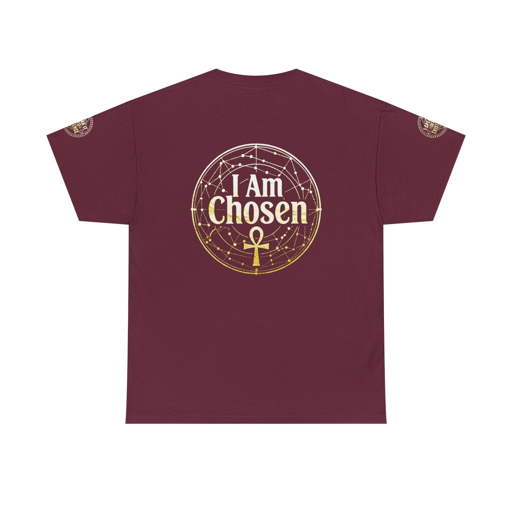 'I Heal Everything I Touch' with Ankh & Chosen Back Design