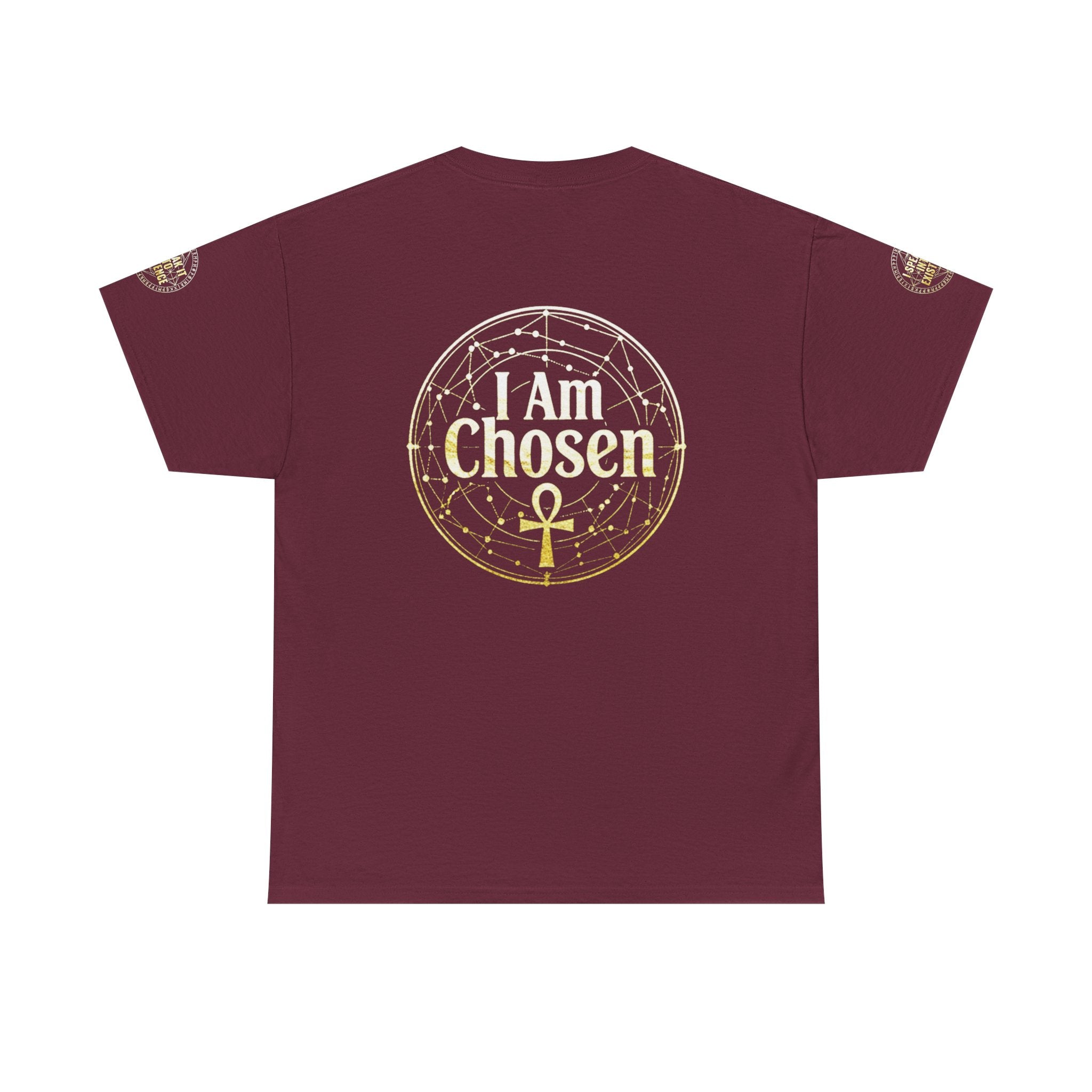 'I Heal Everything I Touch' with Ankh & Chosen Back Design
