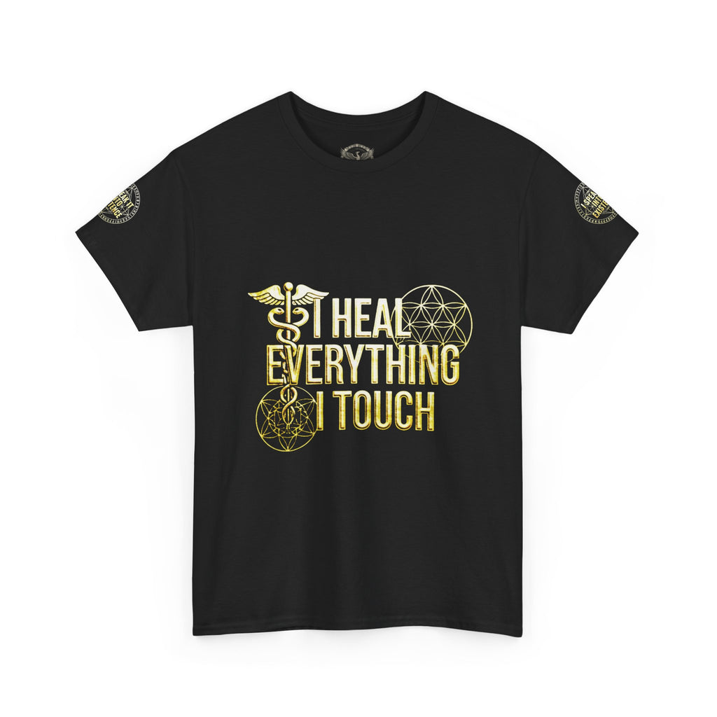 'I Heal Everything I Touch' with Ankh & Chosen Back Design