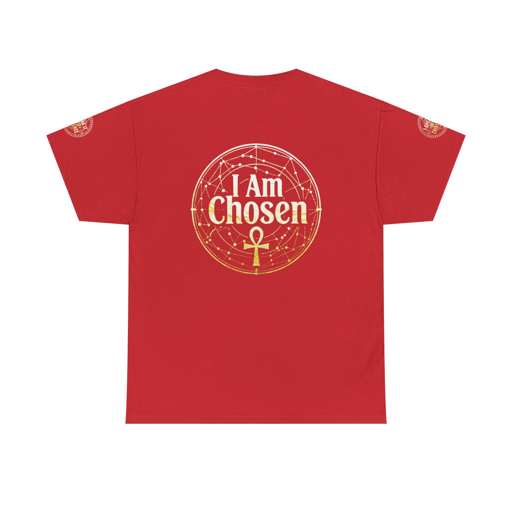 'I Heal Everything I Touch' with Ankh & Chosen Back Design