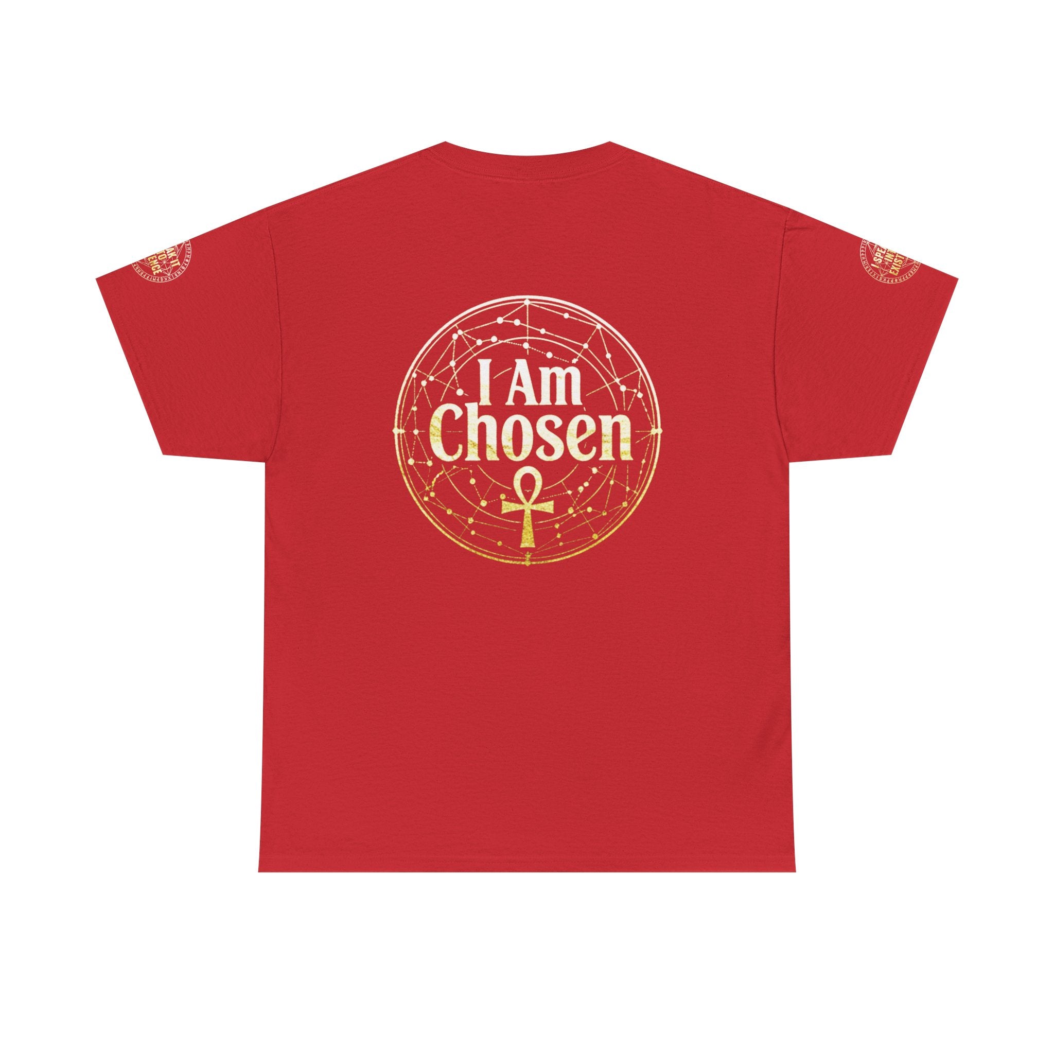 'I Heal Everything I Touch' with Ankh & Chosen Back Design