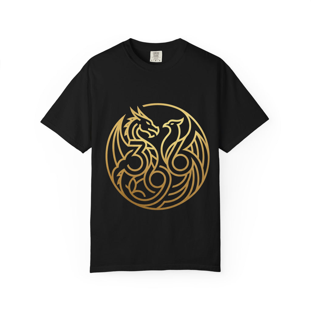Arbor Aurum — 「私は目的に根ざしている」神聖なルーン文字のユニセックスTシャツ