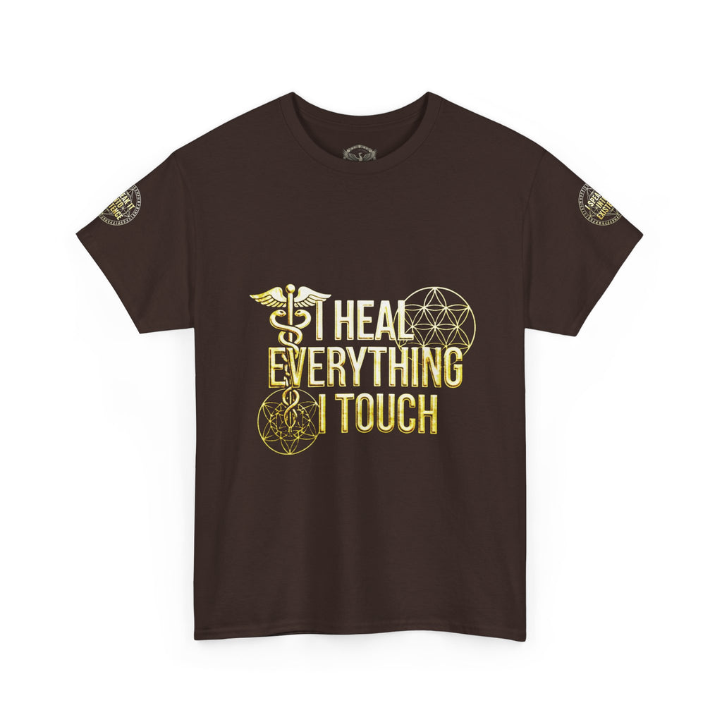 'I Heal Everything I Touch' with Ankh & Chosen Back Design