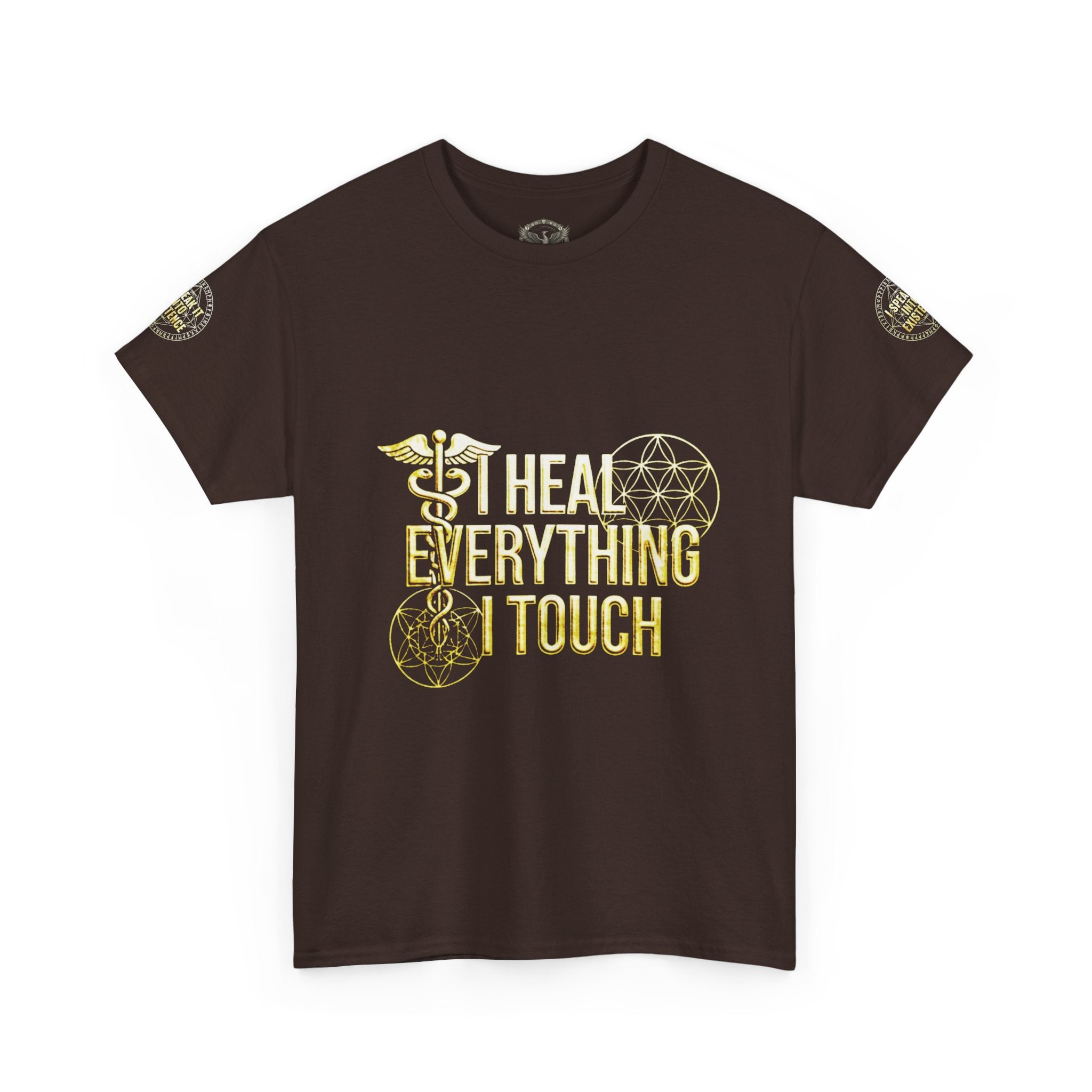 'I Heal Everything I Touch' with Ankh & Chosen Back Design