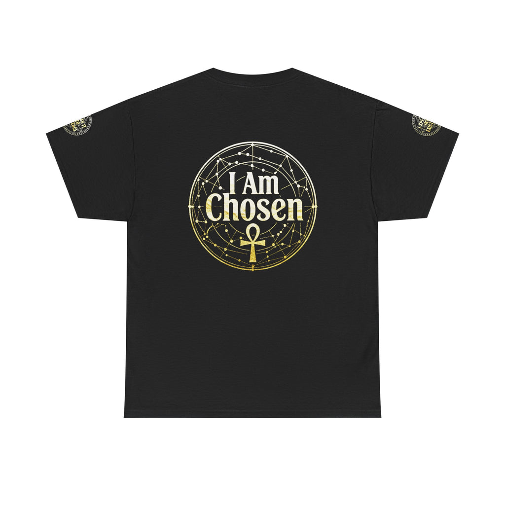 'I Heal Everything I Touch' with Ankh & Chosen Back Design