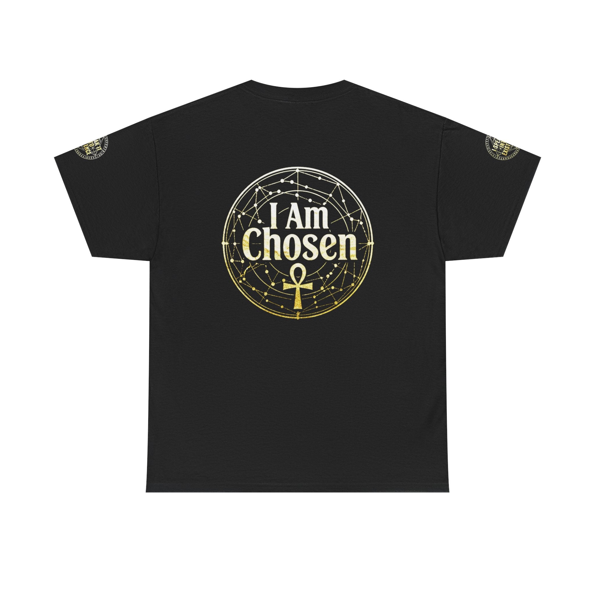 'I Heal Everything I Touch' with Ankh & Chosen Back Design